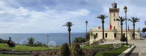 Cabo Espartel en Marruecos con faro y vistas al mar